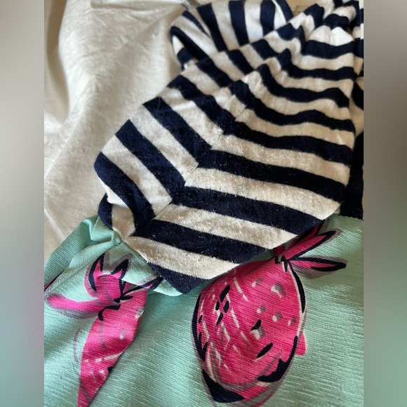 Boutique Honeyme Dress Pineapple & Stripes - Picture 4 of 4